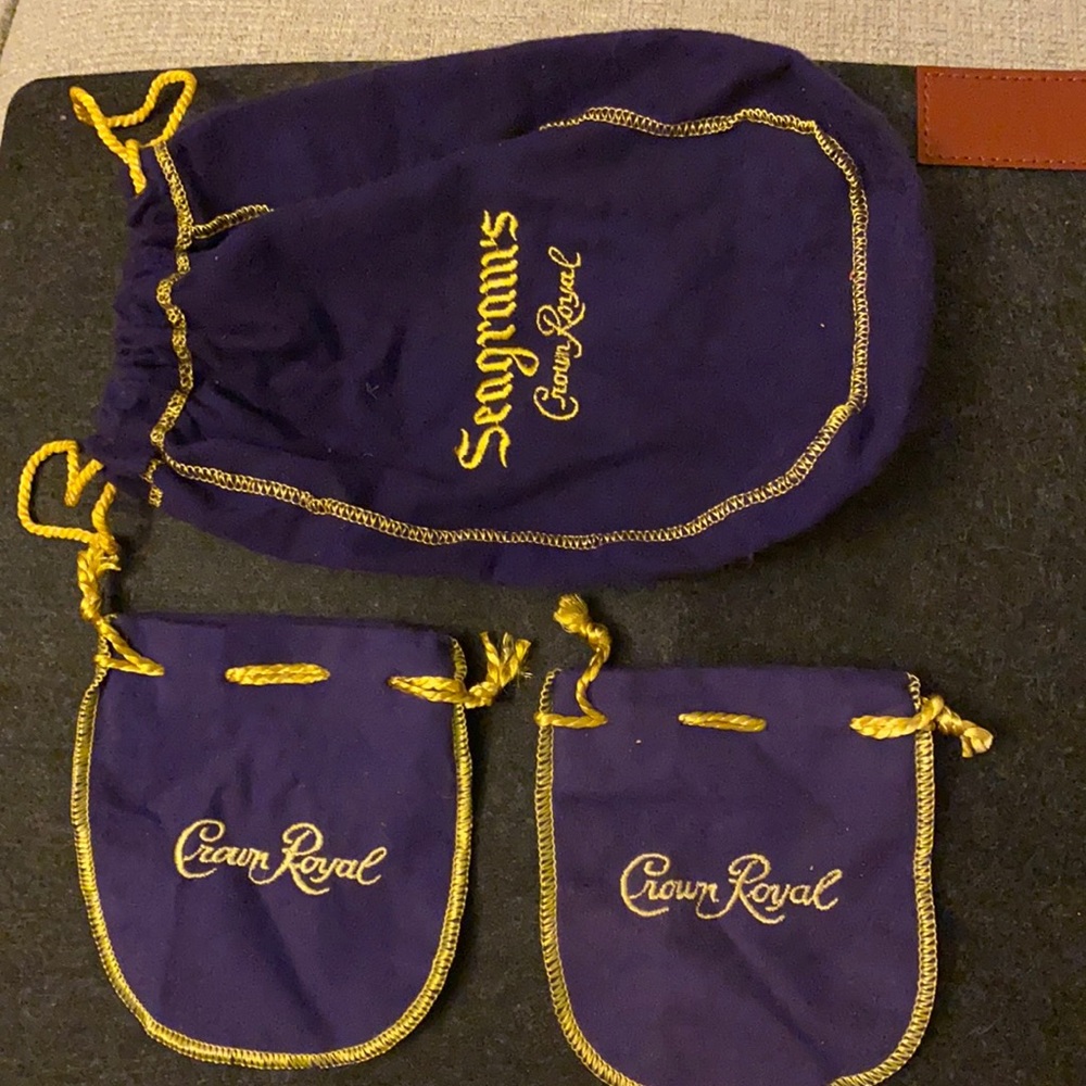 Vintage Crown Royal pouches